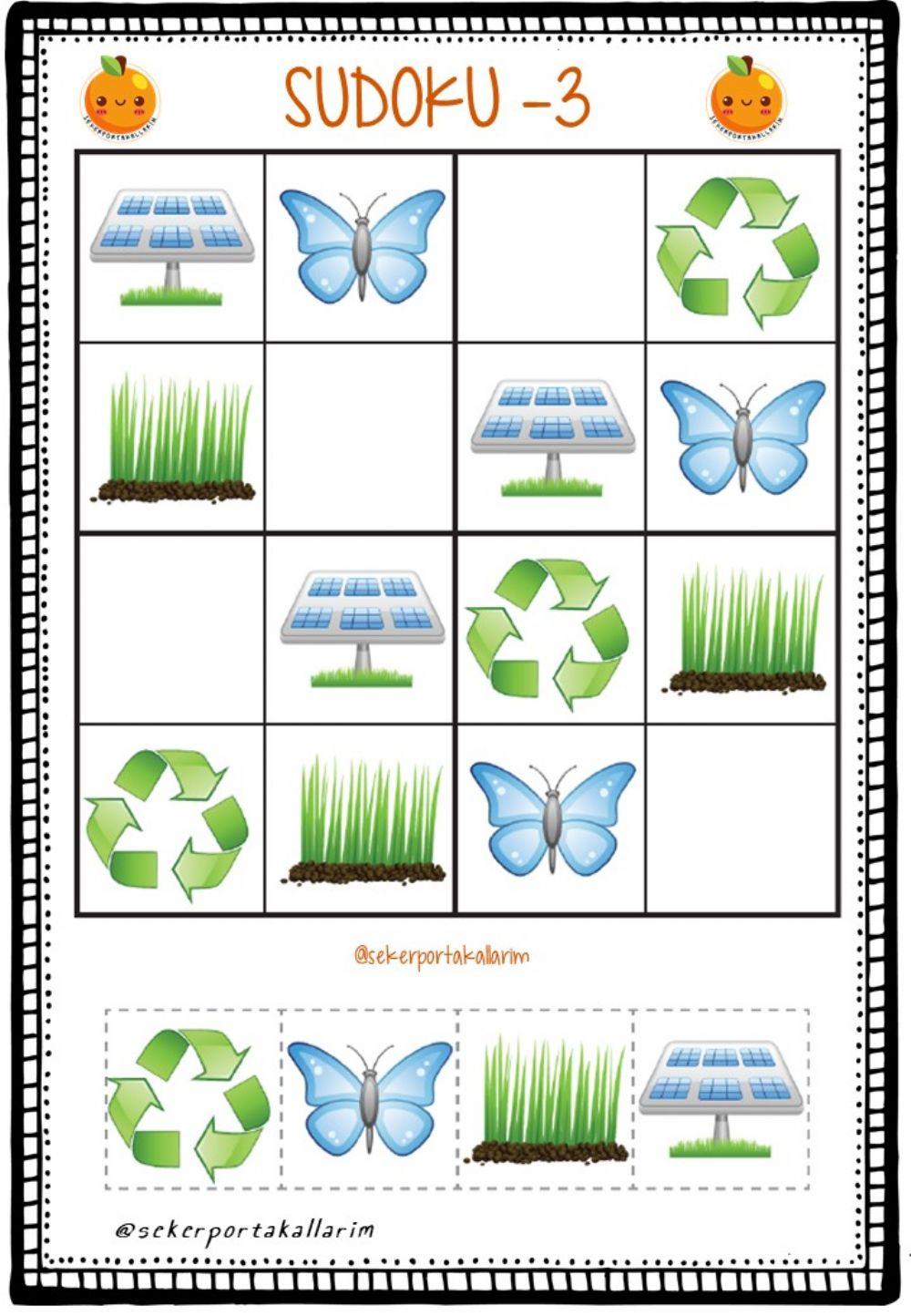 Çevre bilinci- sudoku3