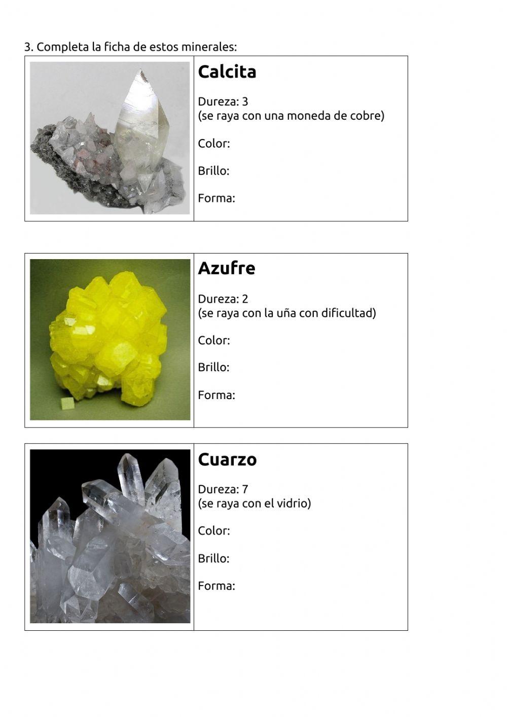 Rocas y Minerales