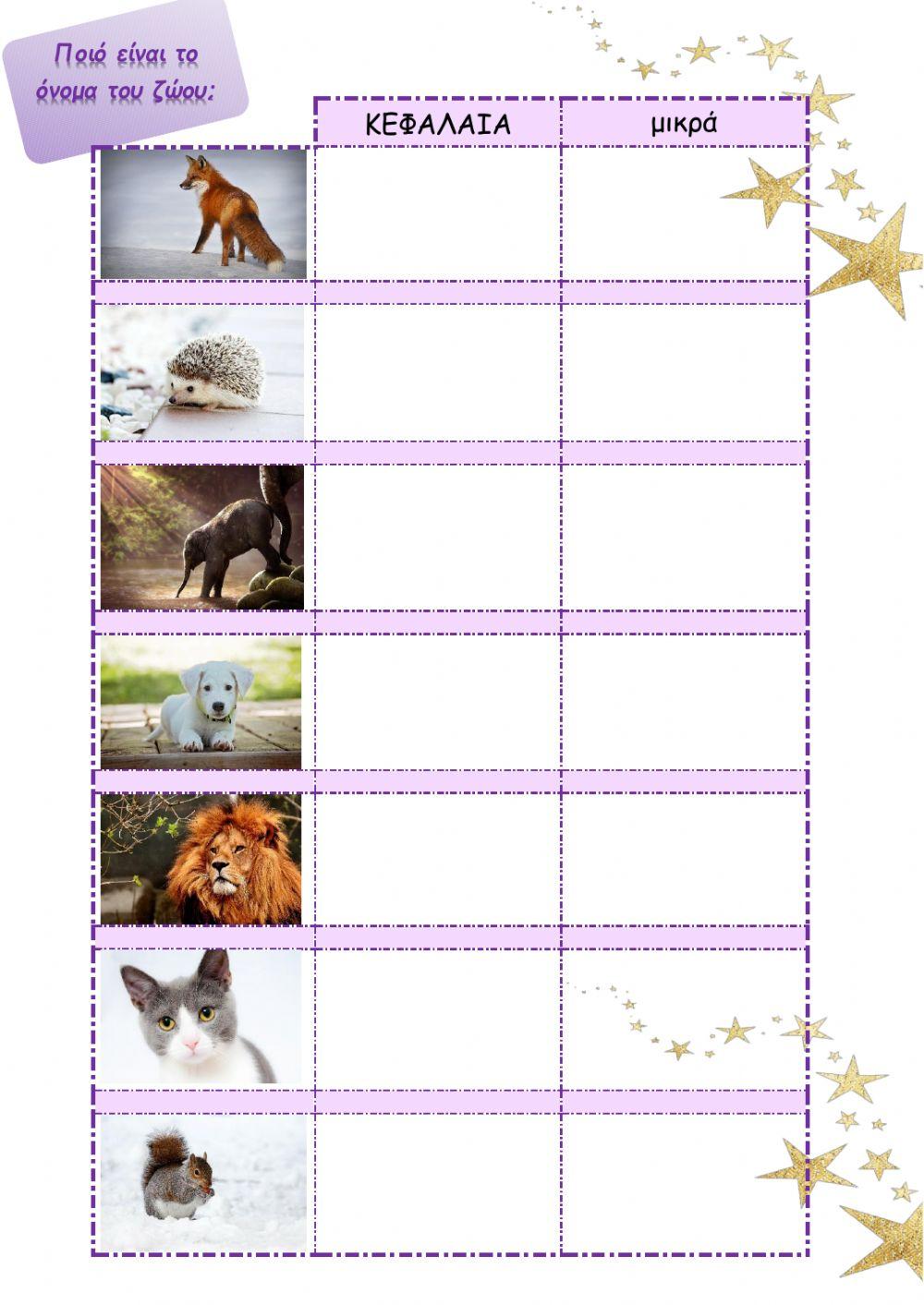 Κεφαλαία μικρά