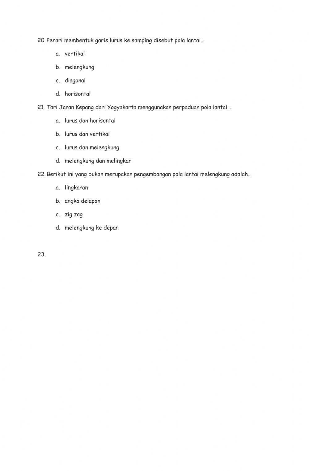 Penilaian Harian Tema 6 St 2