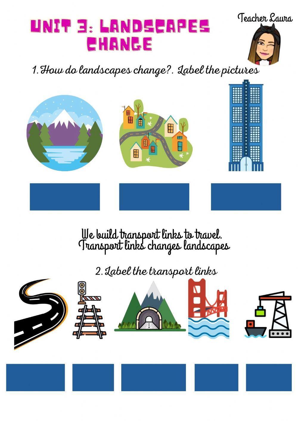 Unit 3: Landscapes Change