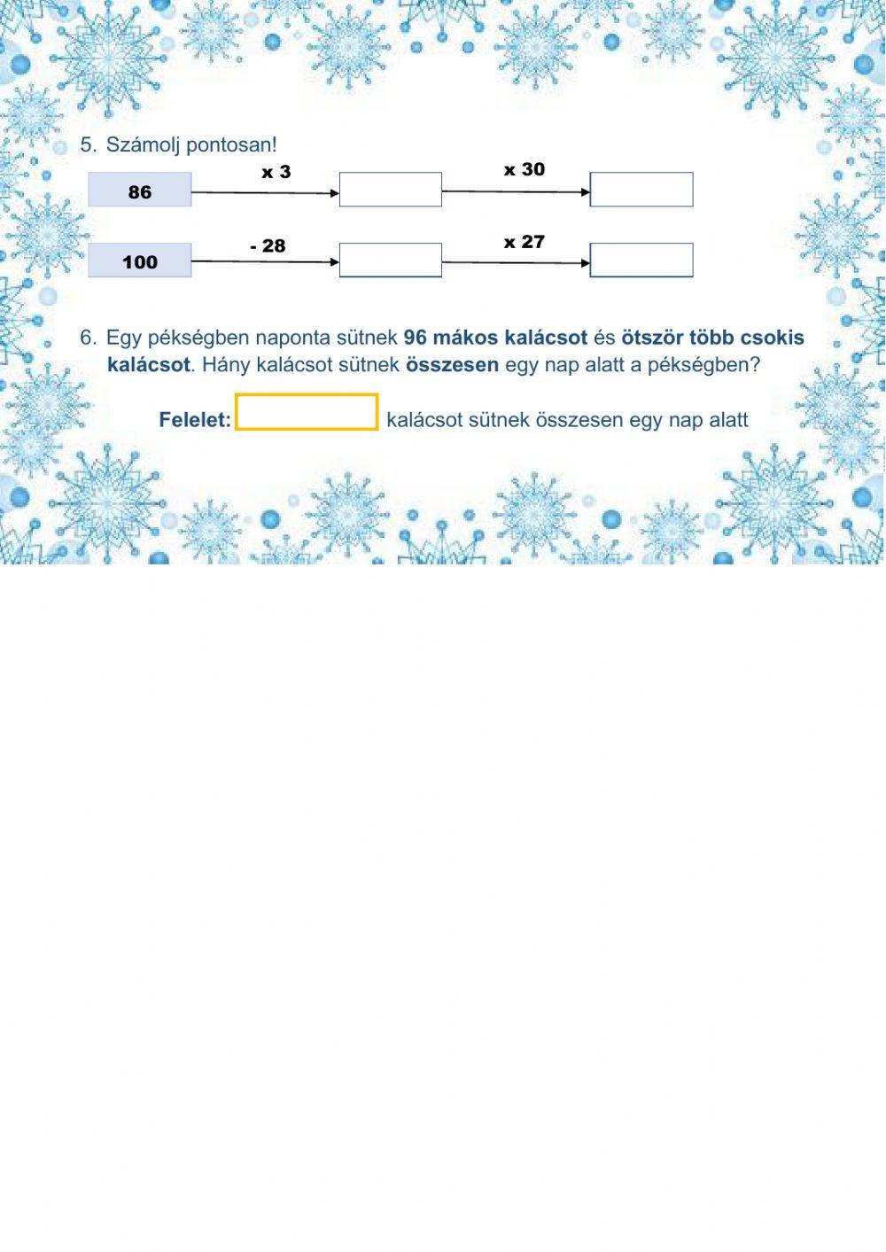 Tudáspróba matematikából