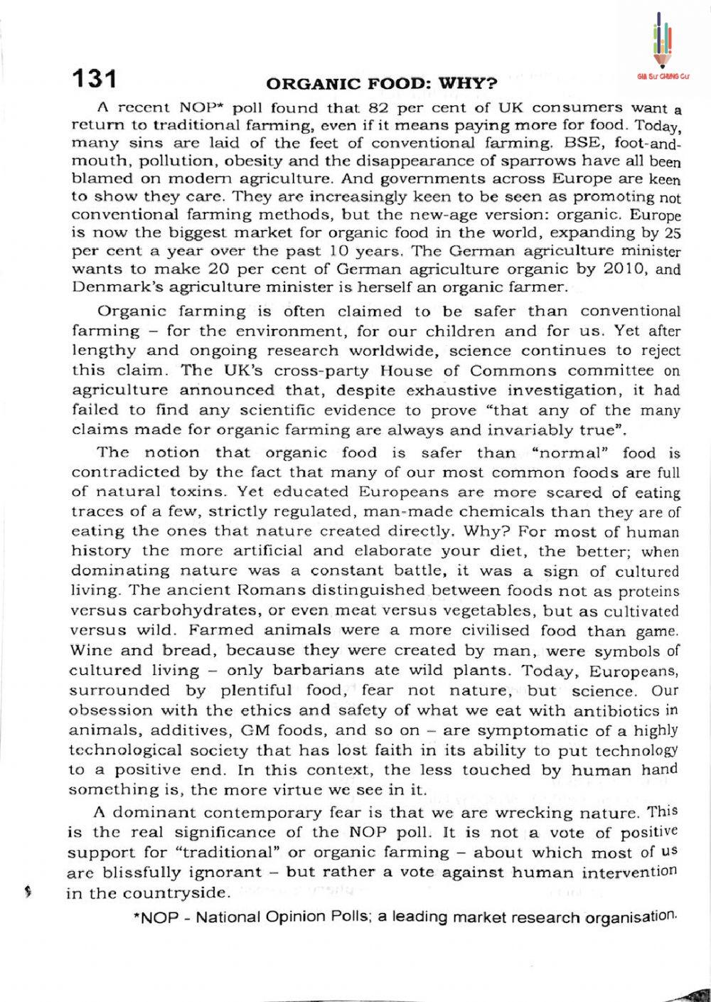 Trắc nghiệm kỹ năng đọc hiểu Tiếng Anh số 44