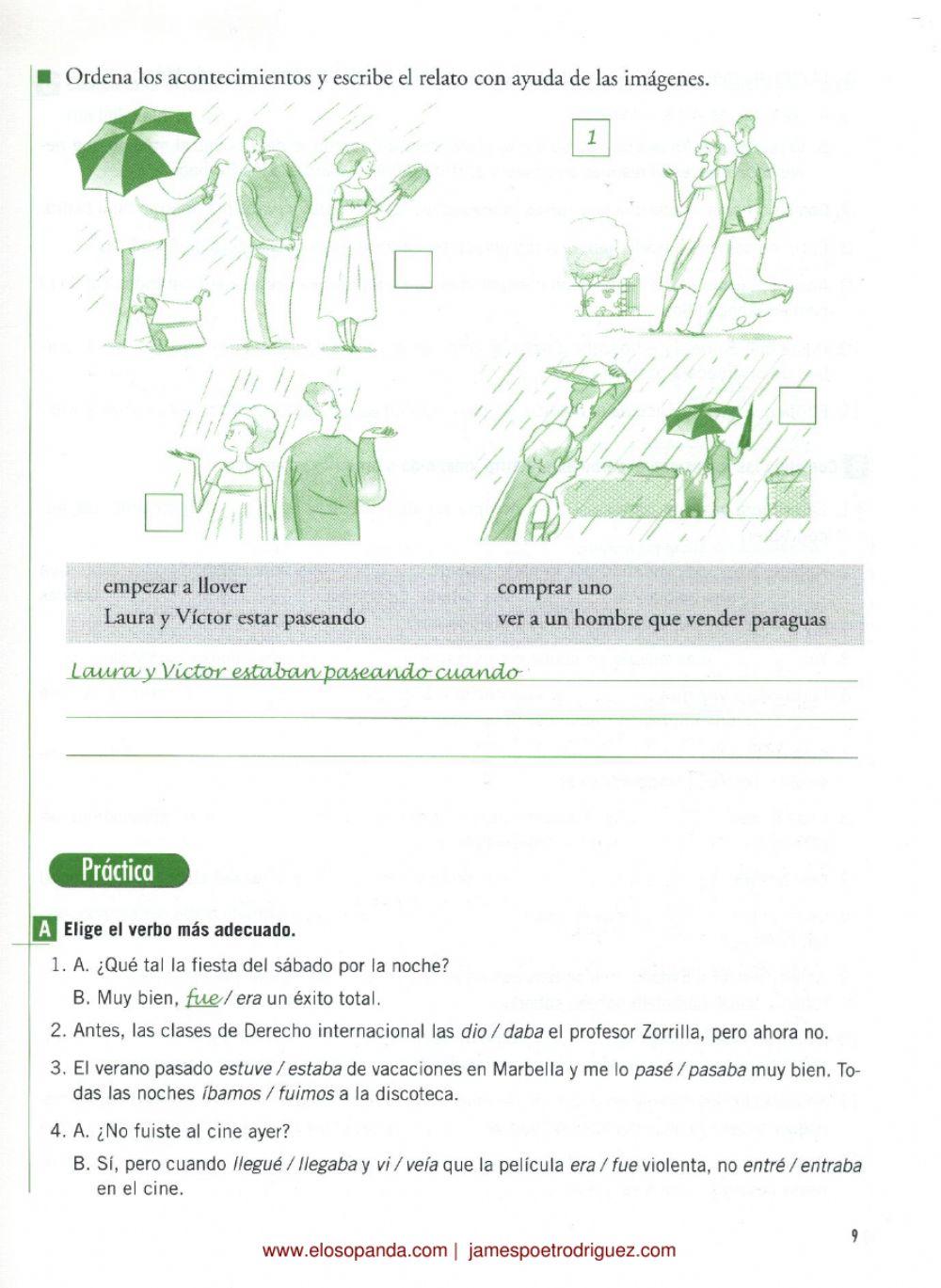 Indefinido vs Imperfecto