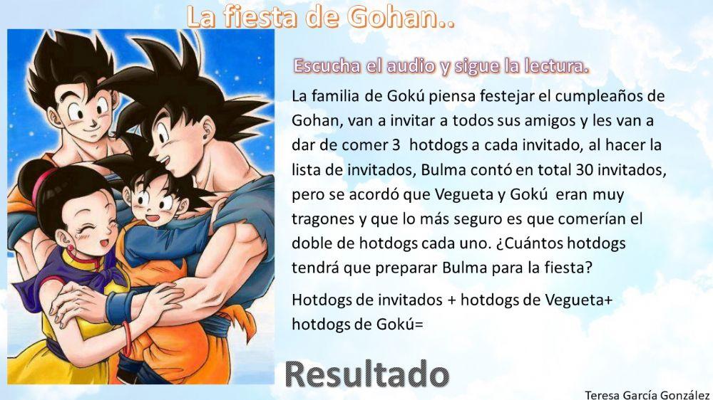 La fiesta de Gohan