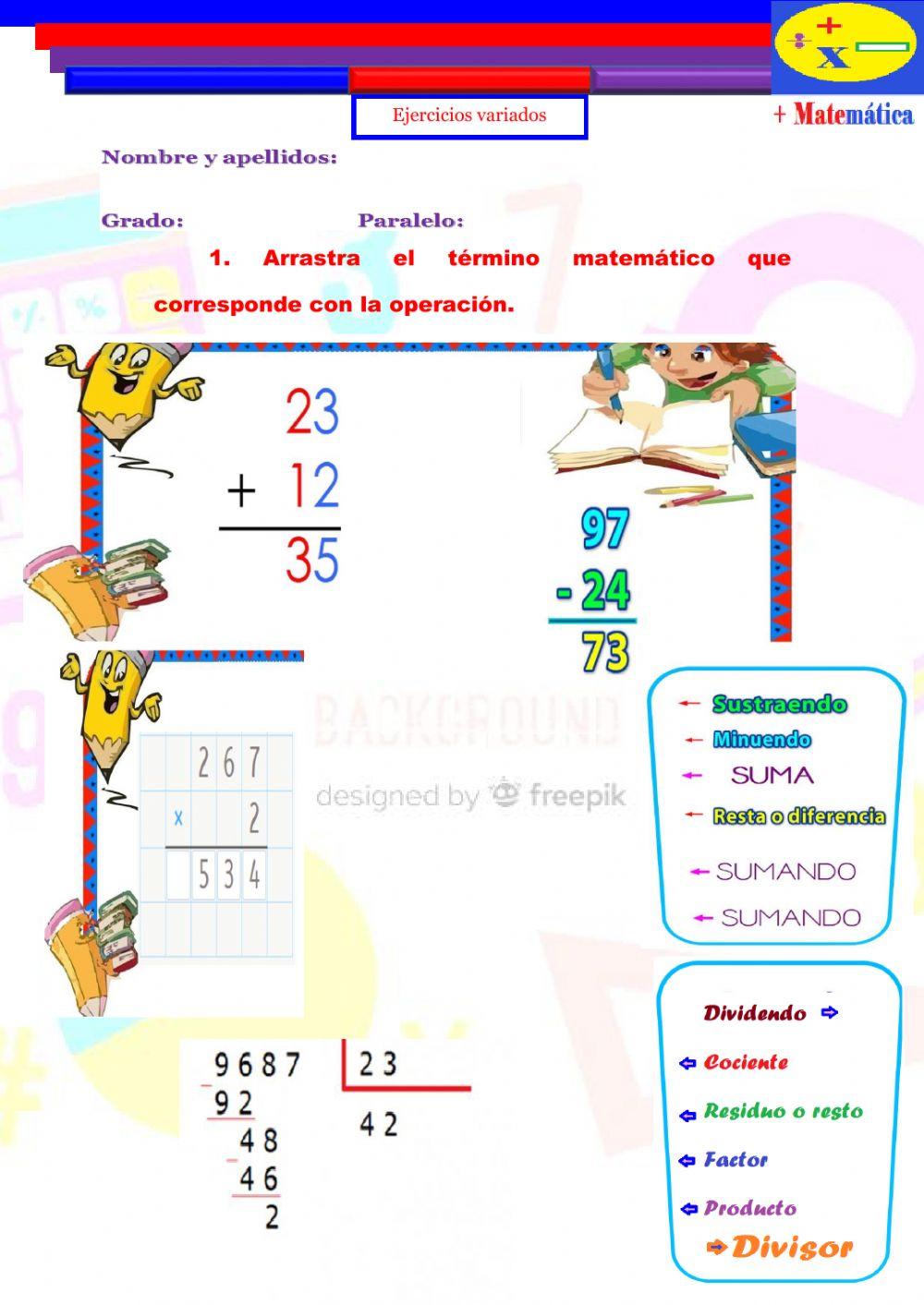 Actividades variadas