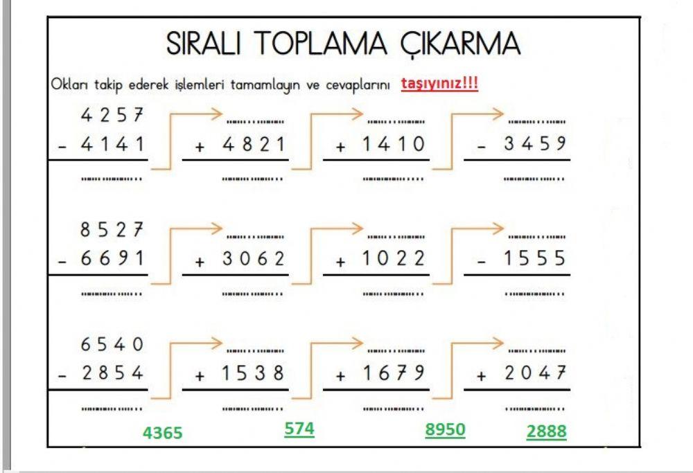 Eğlenceli Çalışma 7