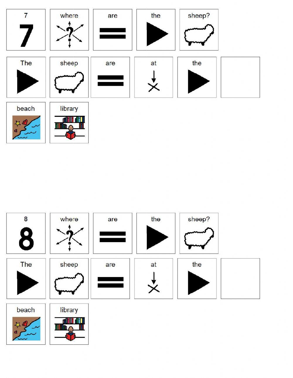 Hide and Sheep WH questions