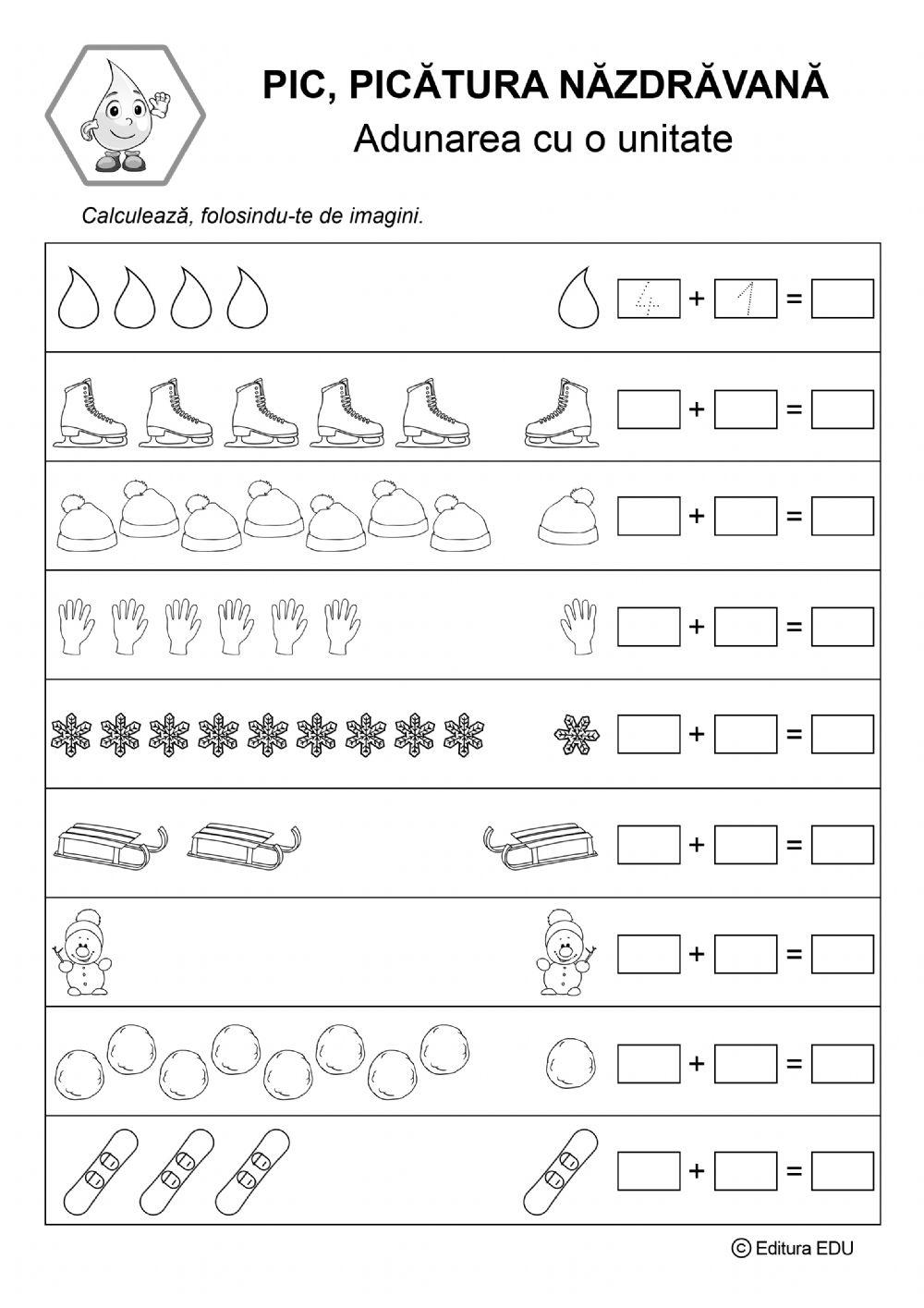 Adunarea cu o unitate