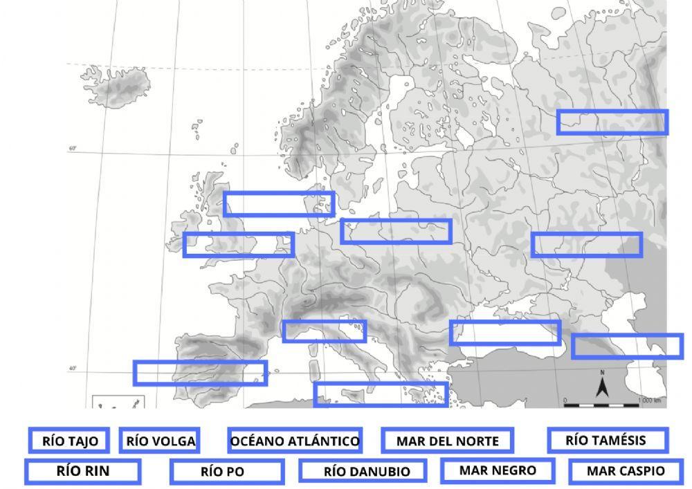 Mapa Físico Europa