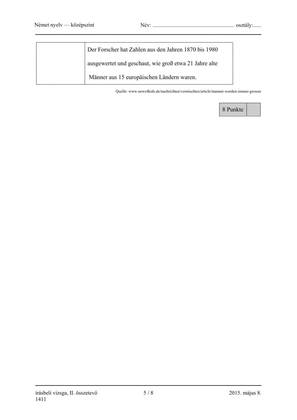 Abitur 2015.05.08. Grammatik