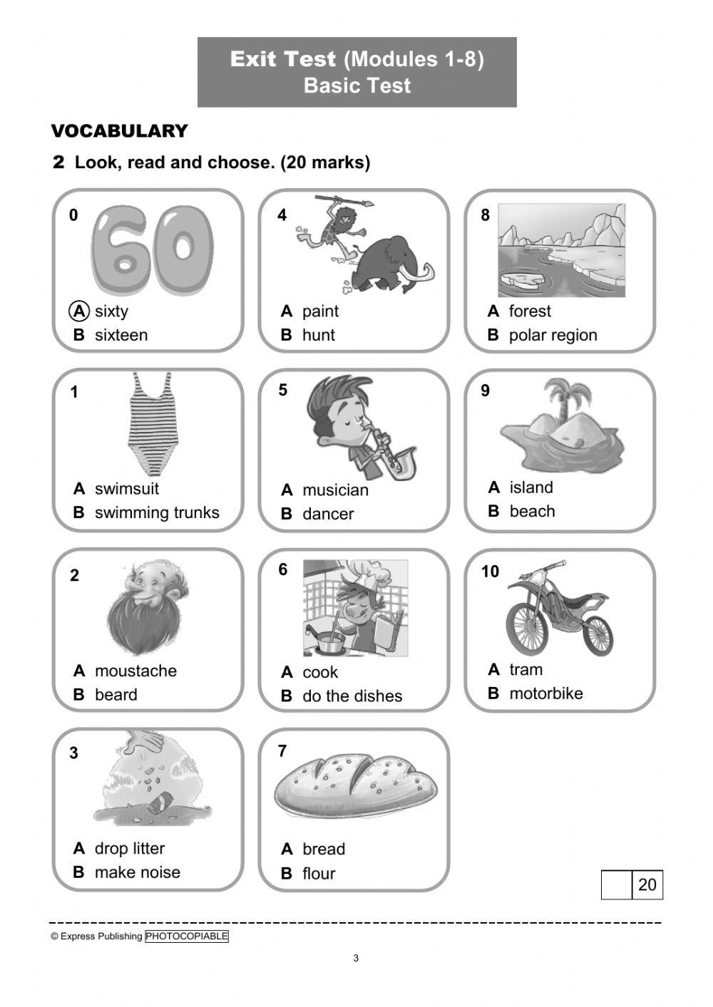 I Wonder 3 Exit Test