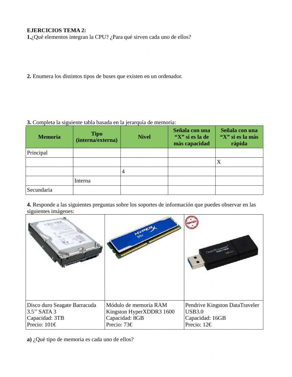 Unidades funcionales de un ordenador