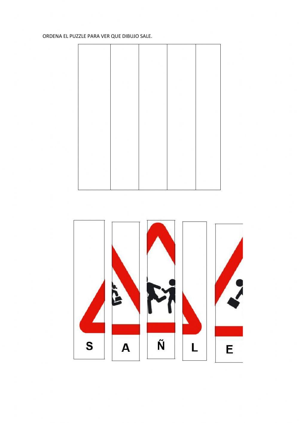 Puzzle señal trafico