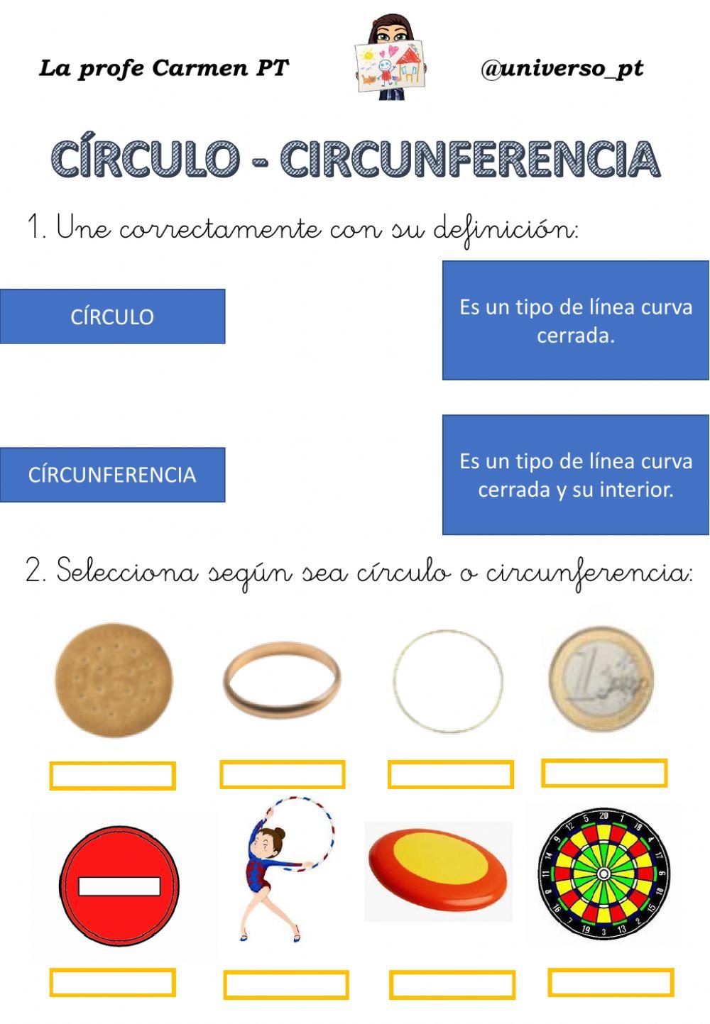 Círculo y circunferencia