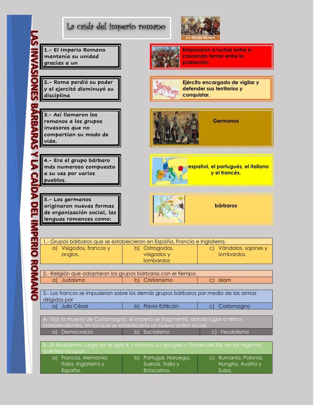 Caída del imperio romano