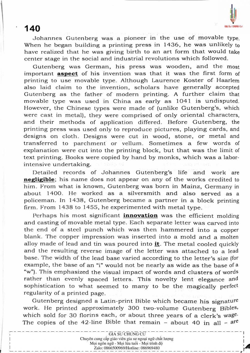 Trắc nghiệm Kỹ năng đọc hiểu Tiếng Anh số 48
