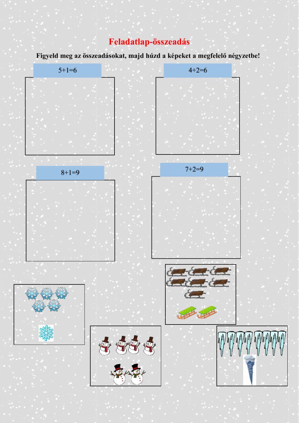 Összeadás 10-es számkör