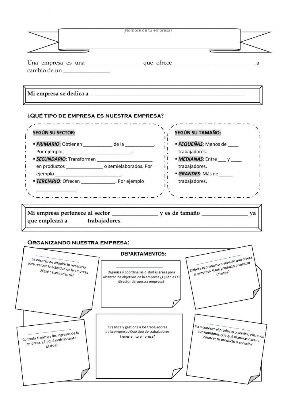 La actividad económica y las empresas