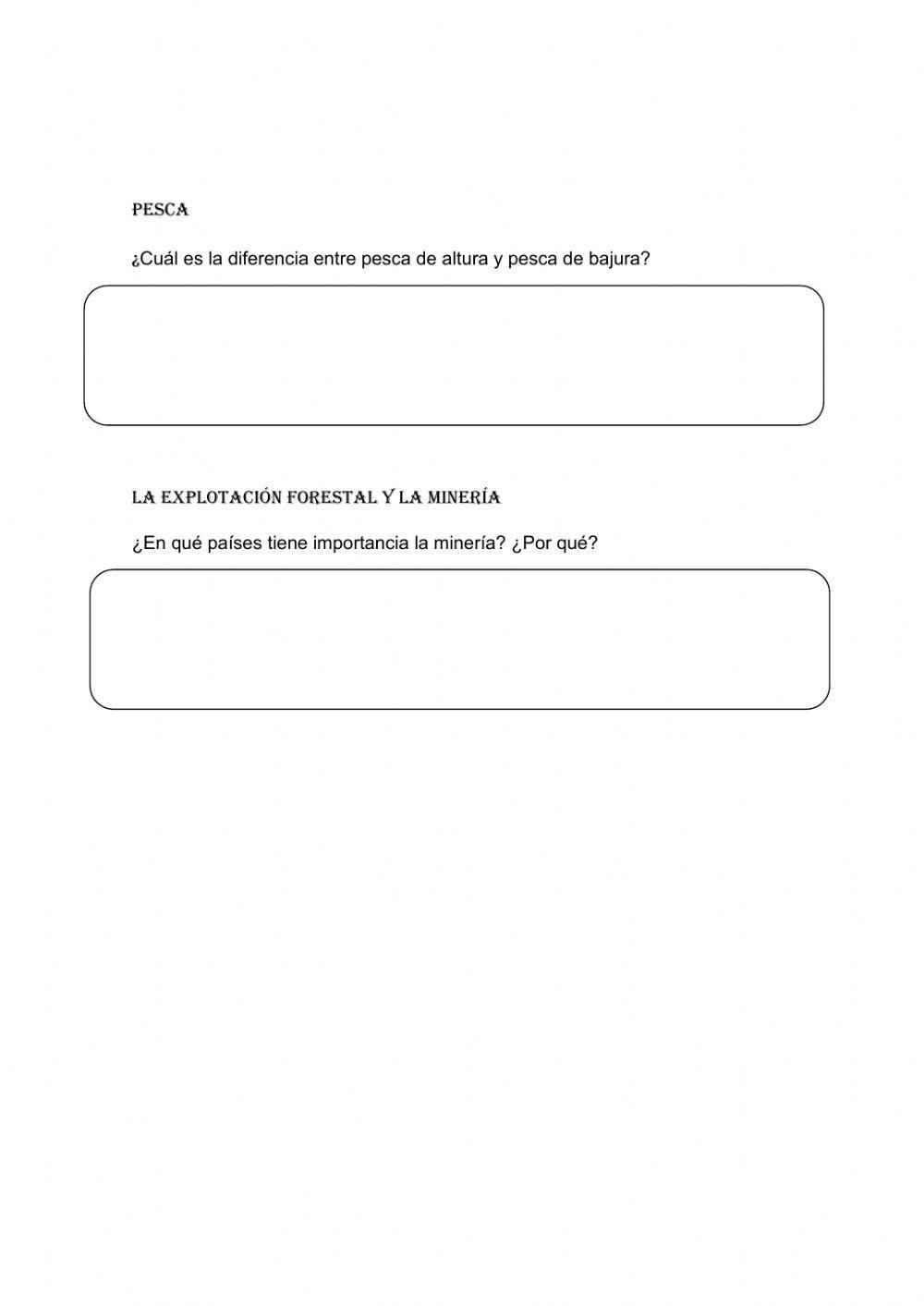 El sector primario en Europa y España