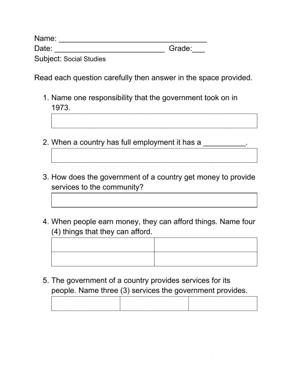 Our Country's Development