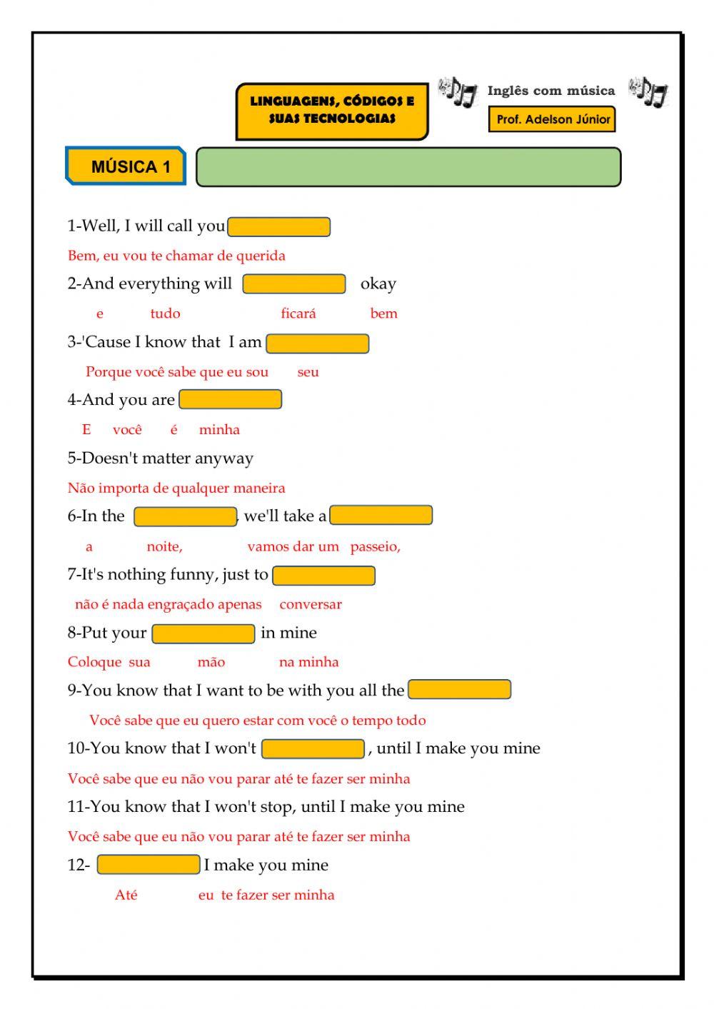 Atividade final de leitura e interpretação