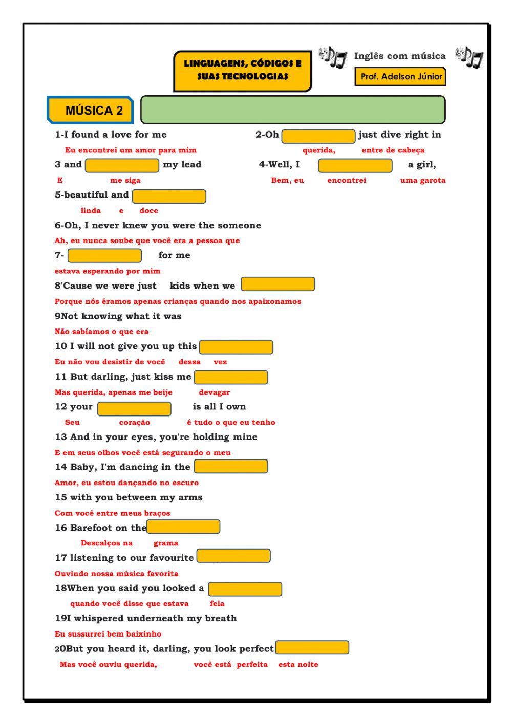 Atividade final de leitura e interpretação