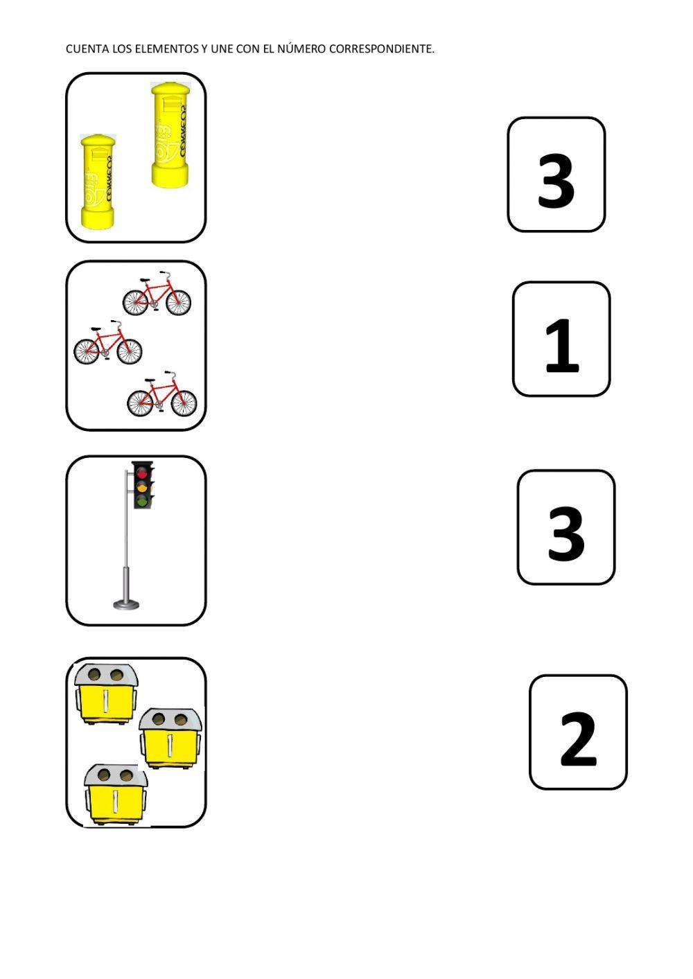 Unir grafía- cantidad elementos de la calle