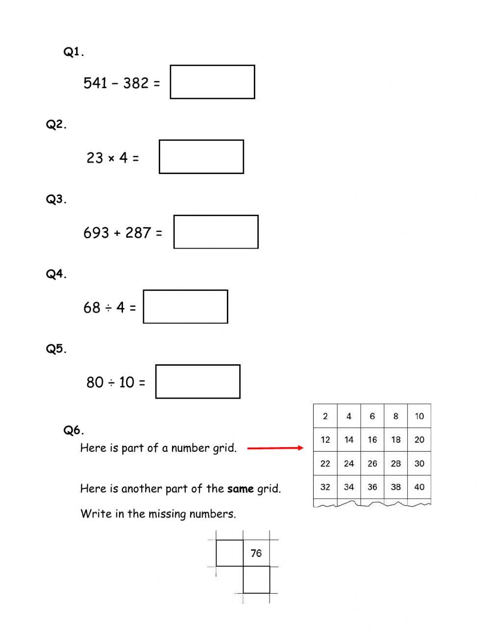 Sheet 5 worksheet | Live Worksheets