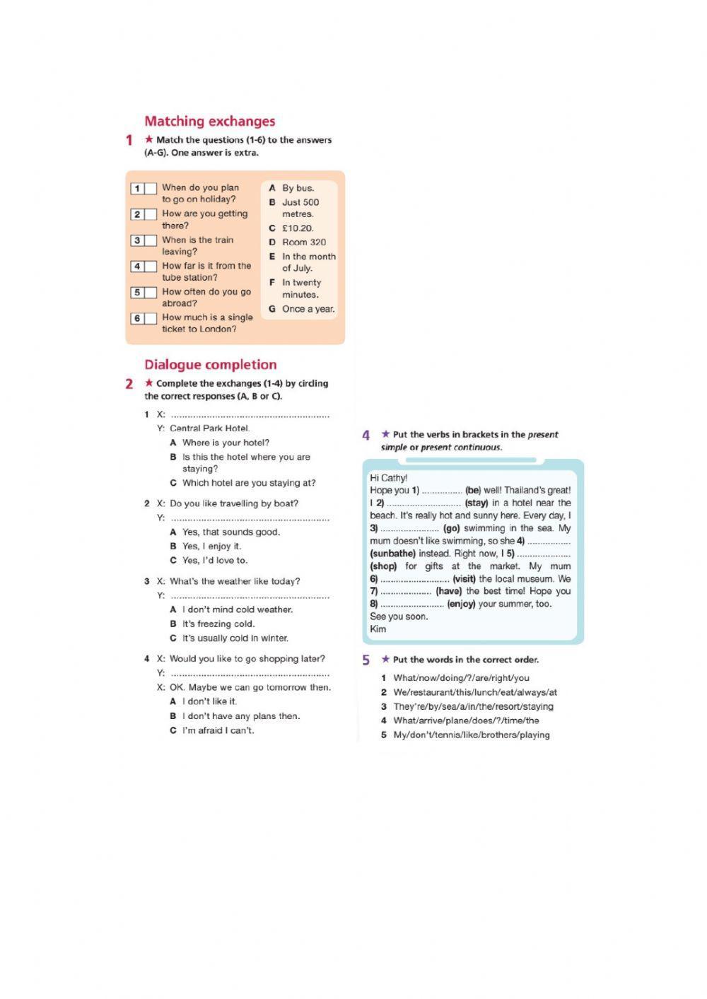 SMARTIME 1. test . unit 4 VOC AND GRAM