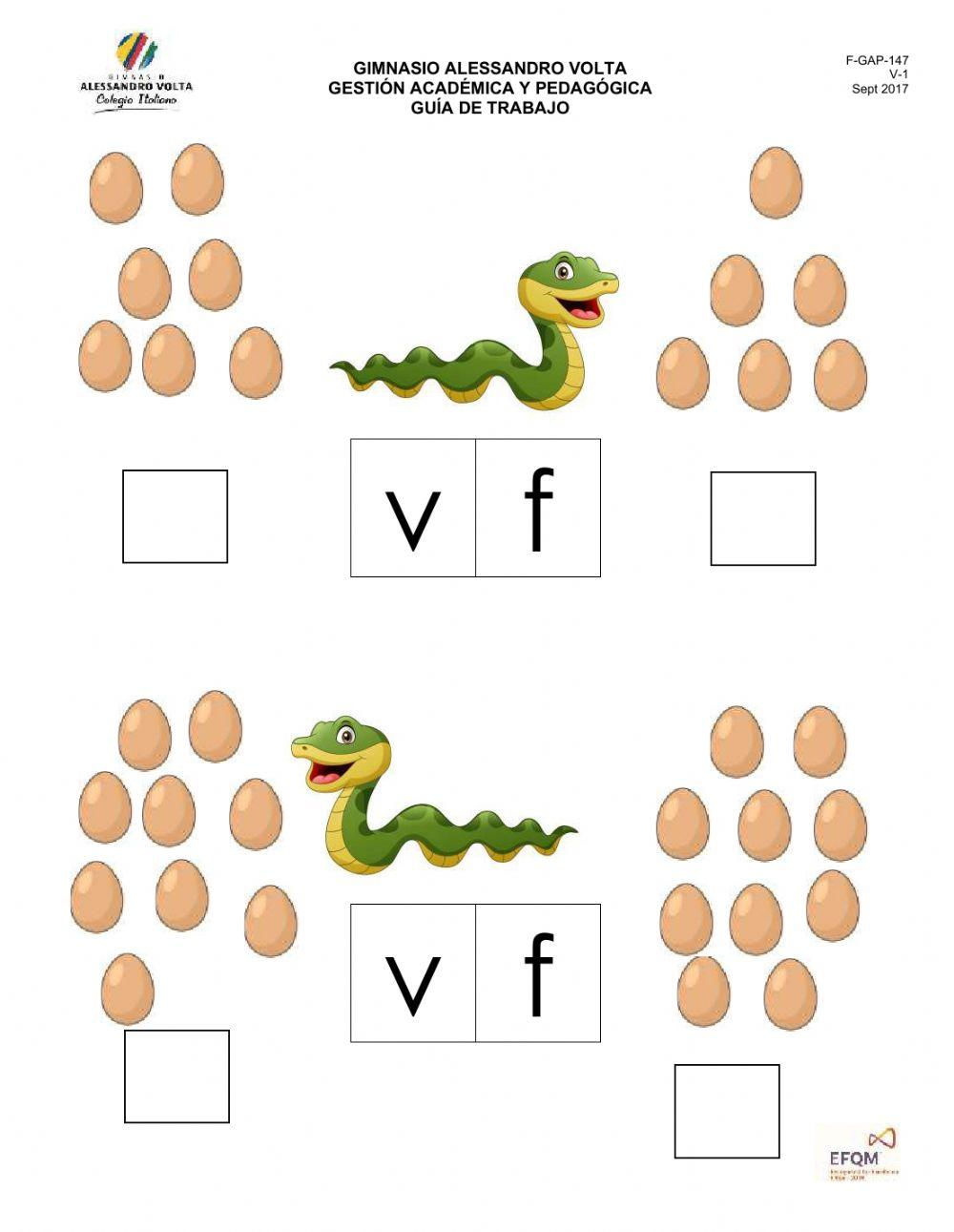 Mayor que y menor que y dictado