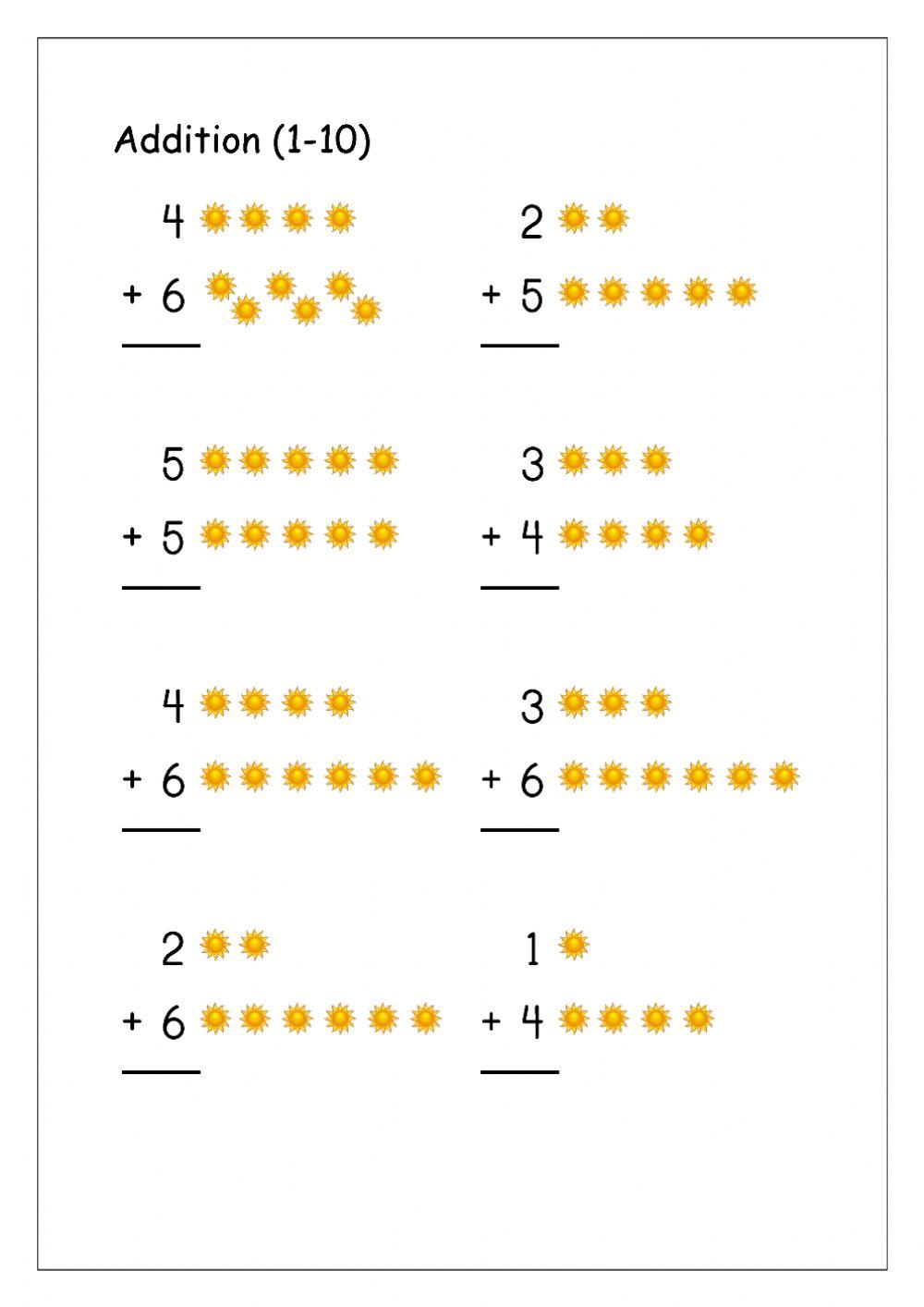 single digit addition