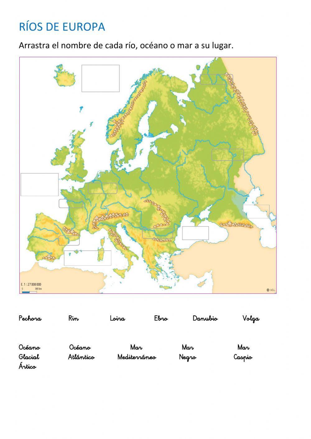 Ríos de Europa Ríos de Europa
