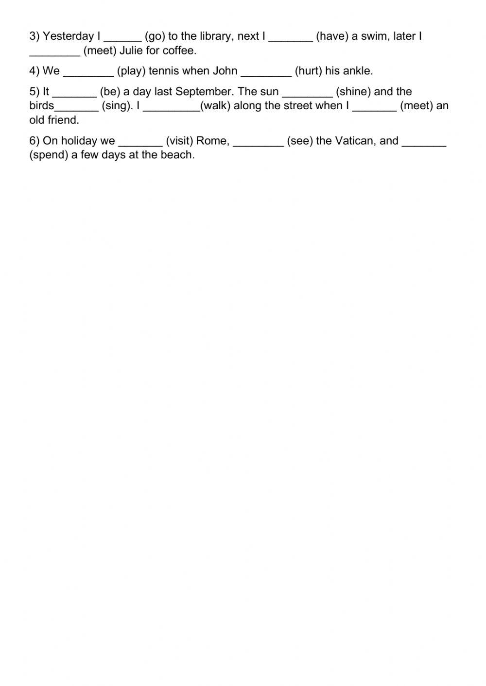 Pre - Intermediate mid test