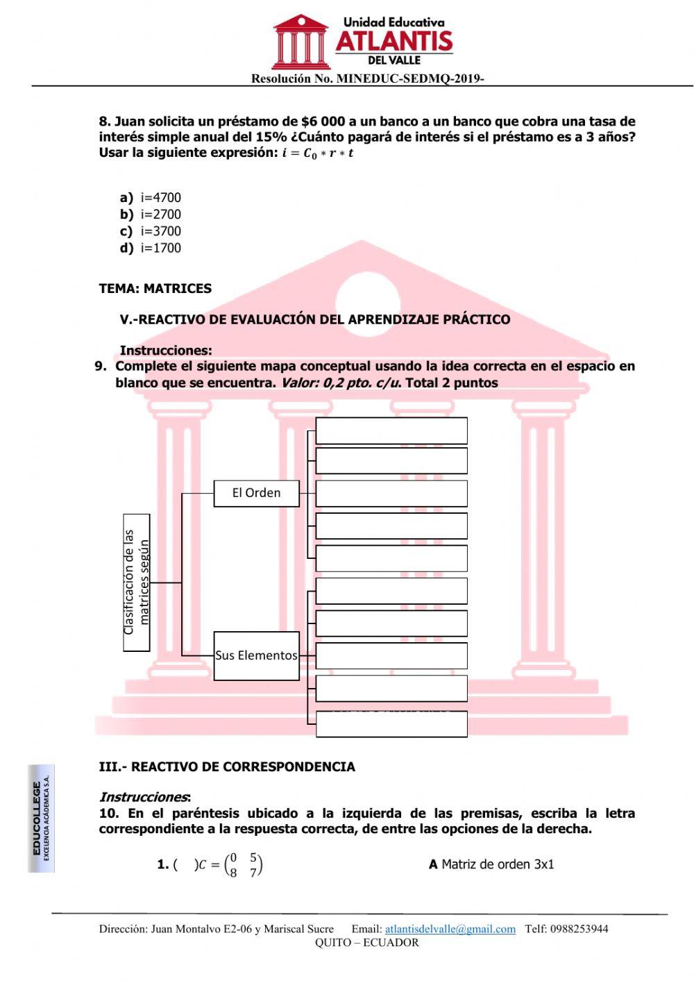 Cuestionario 2do Parcial