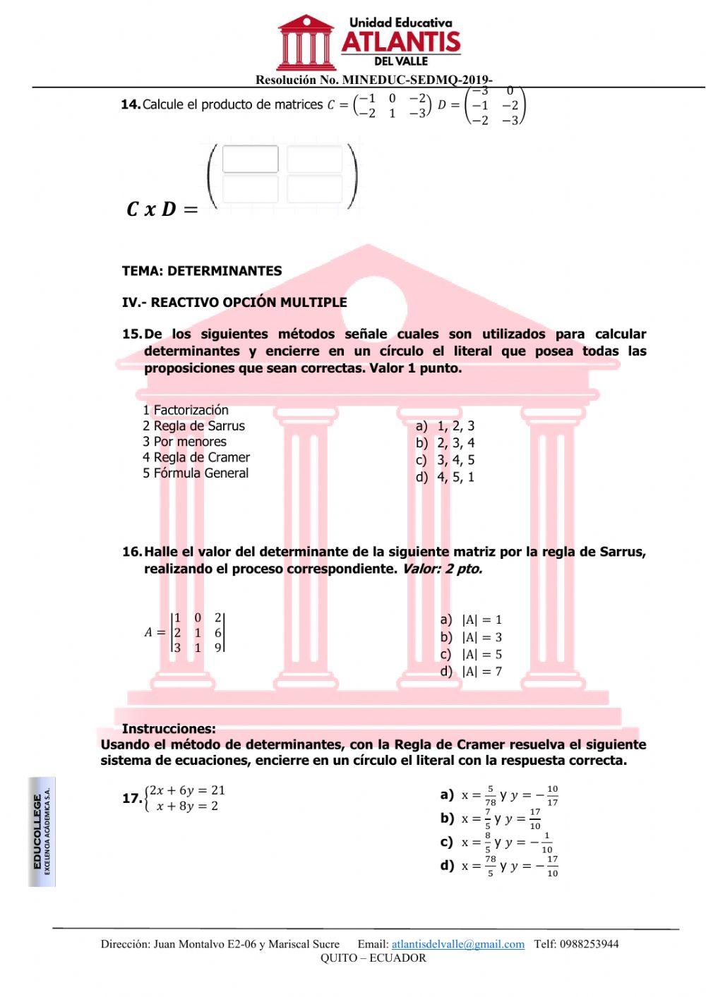 Cuestionario 2do Parcial