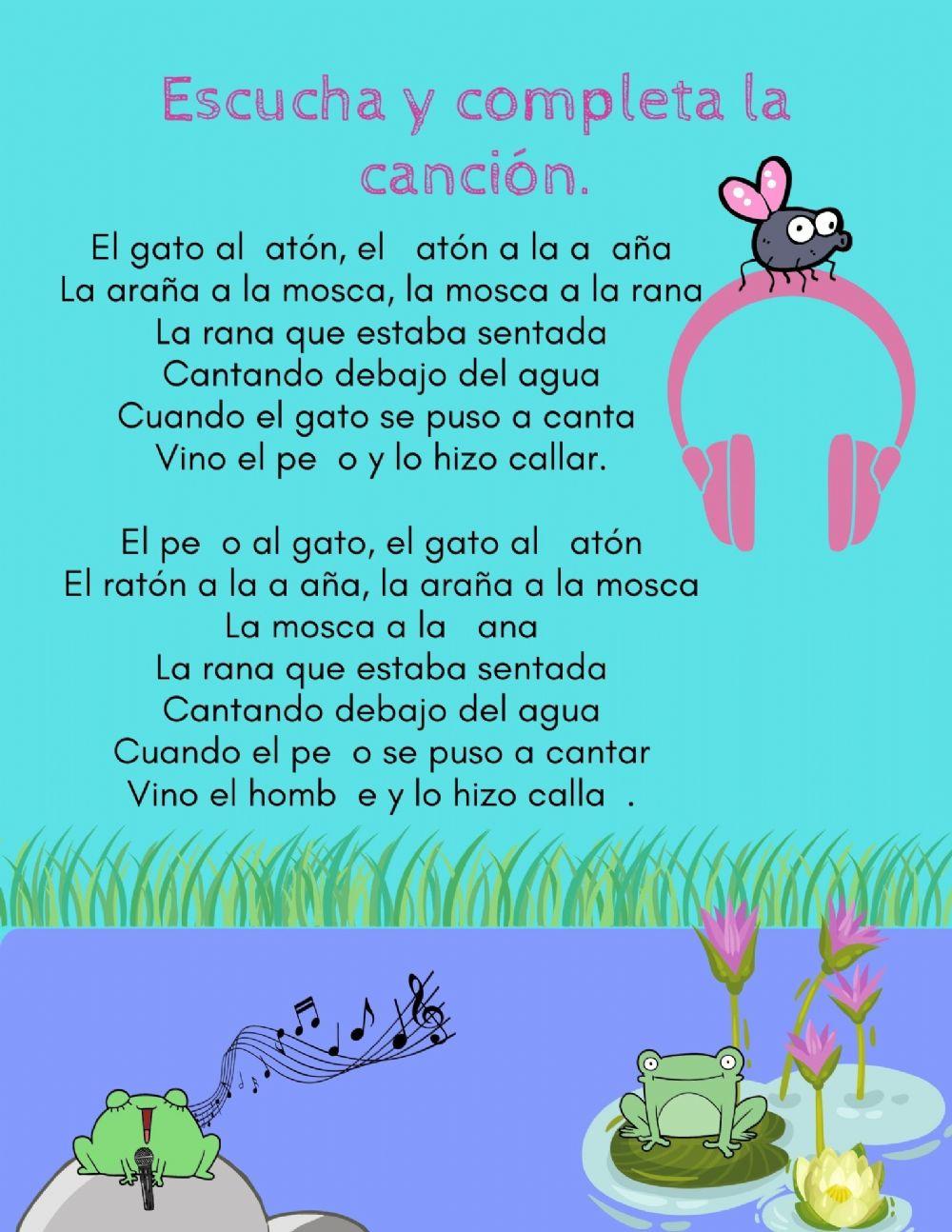 La rana. R y RR La rana. R y RR