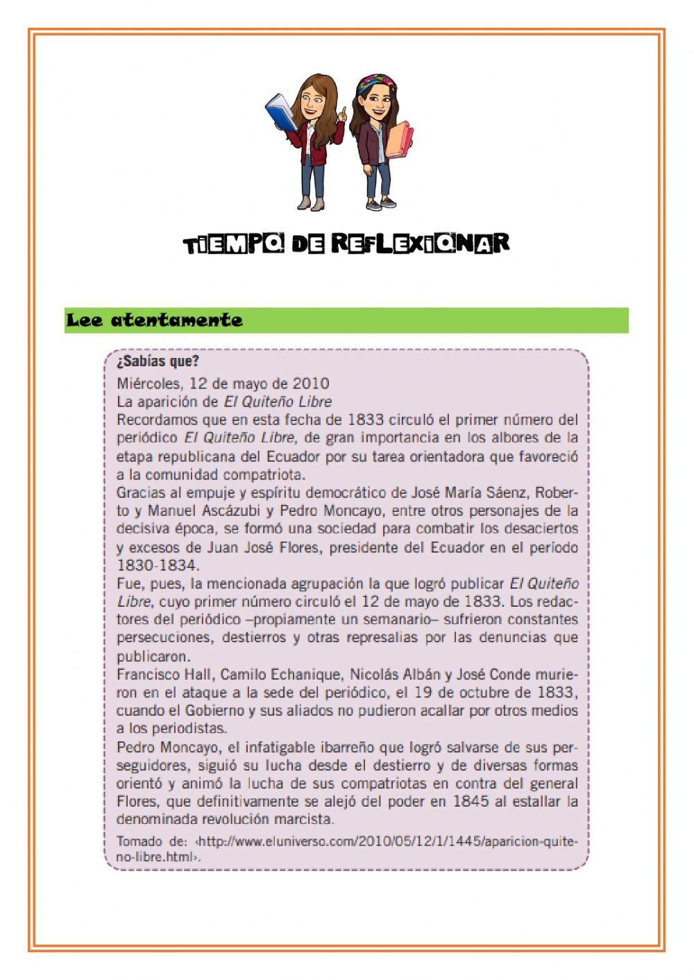 Reflexión Rocafuerte