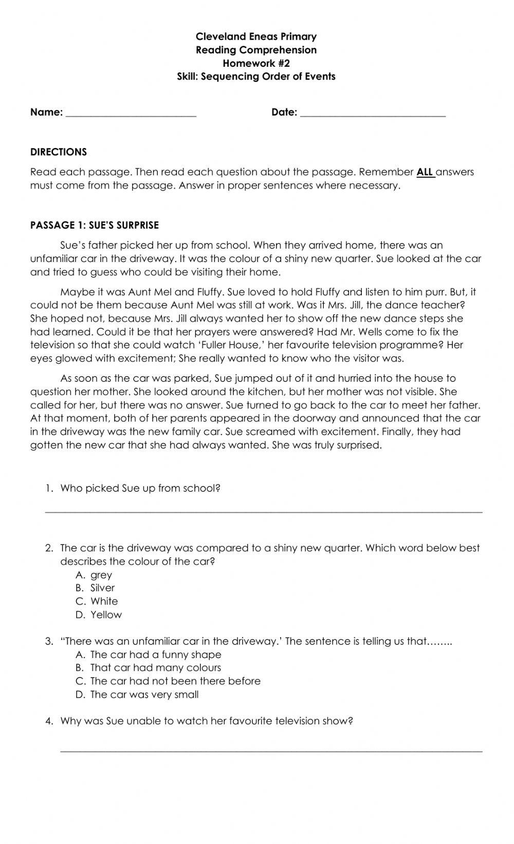 640924 | Sequencing | DeniseVHanna | LiveWorksheets