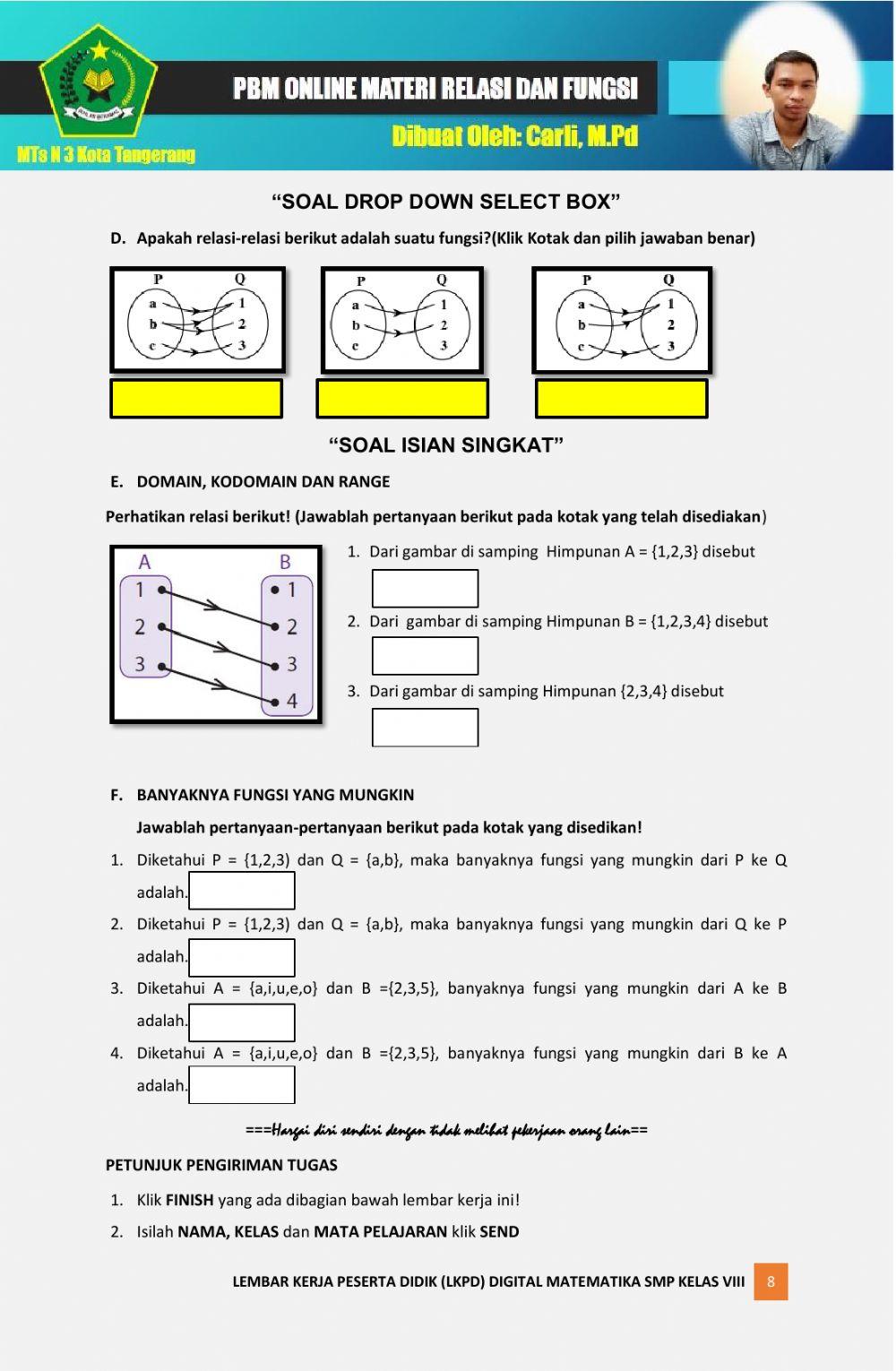 Lkpd digital relasi dan fungsi