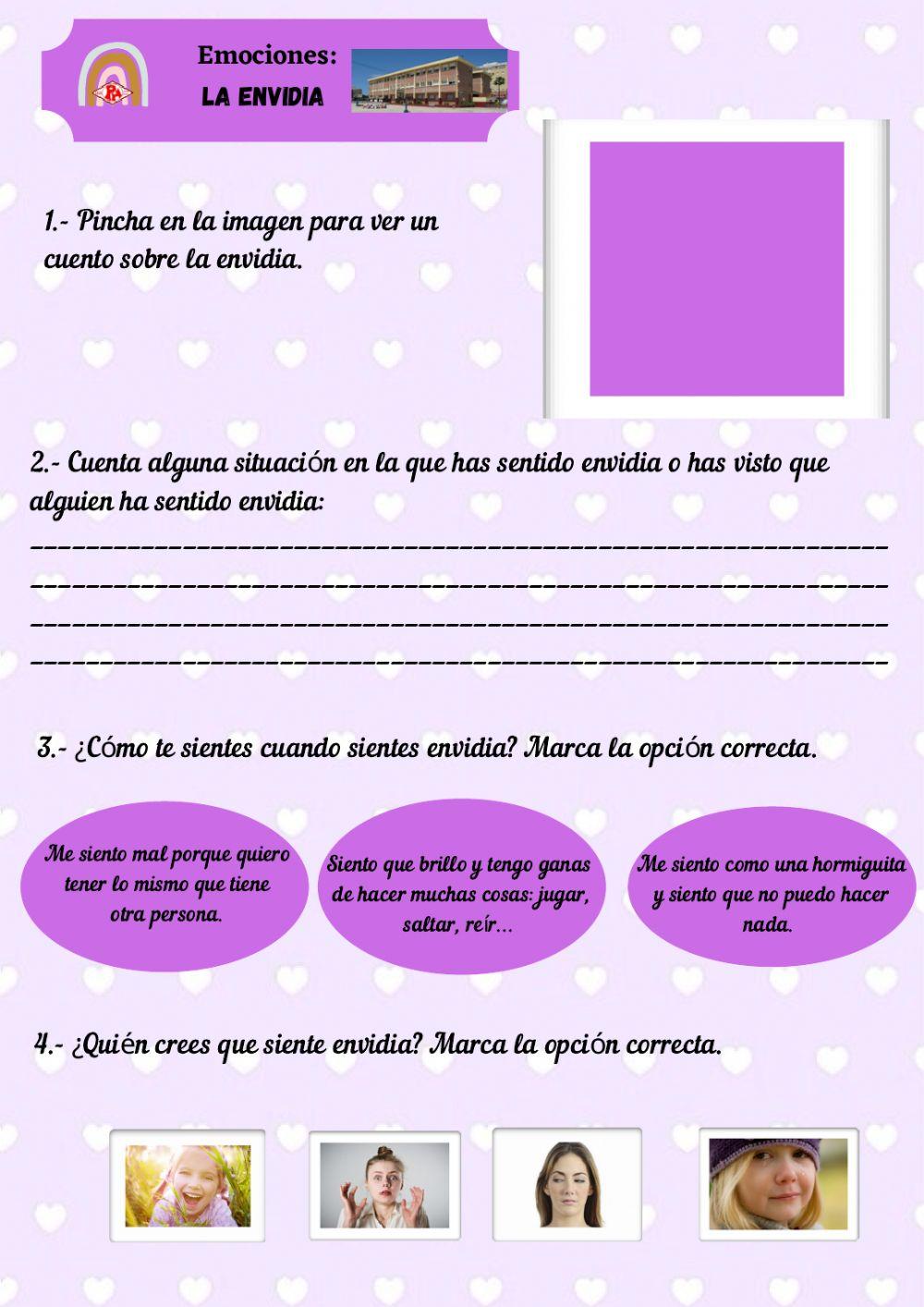 1º Ciclo. Emociones. Envidia.