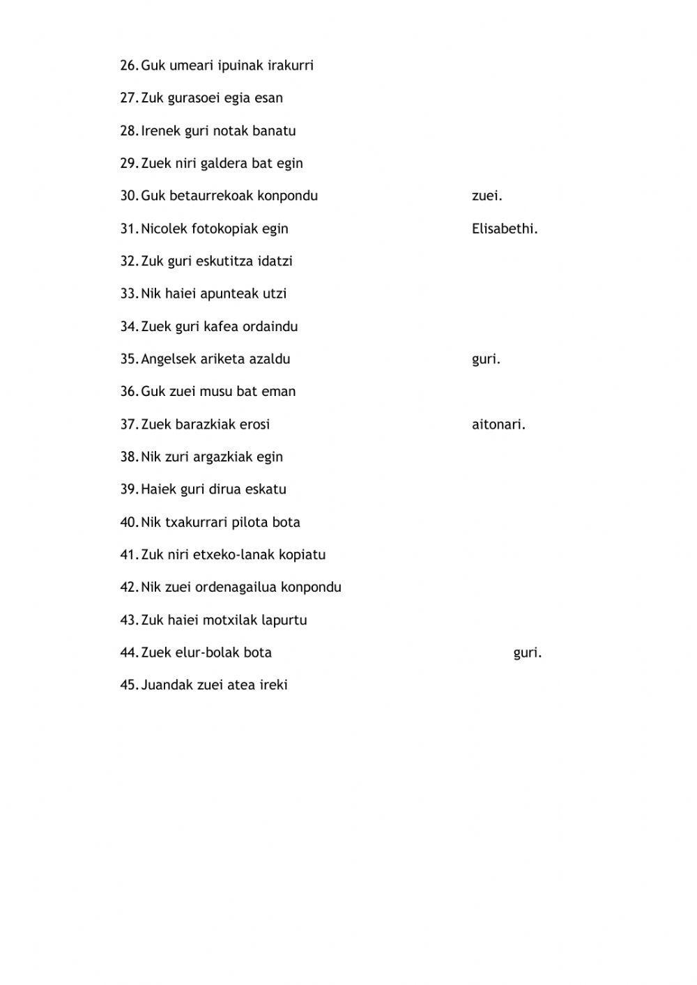 Nor-nori-nork (orainaldia - presente)