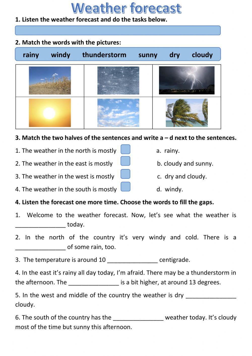 Weather forecast