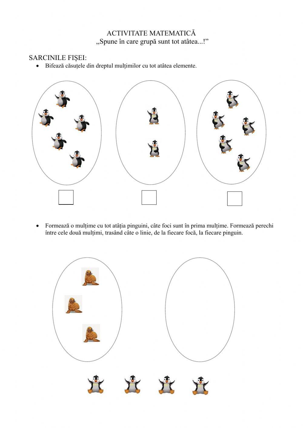,,Formează grupe cu tot atâtea...”