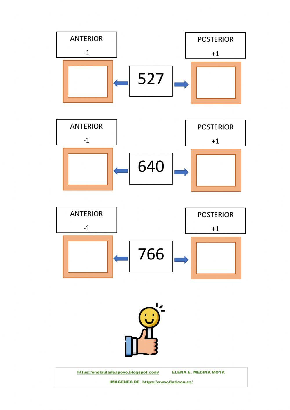 Anterior y posterior