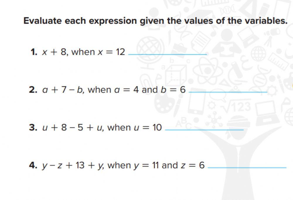 guided practice grade 5 understand expressions