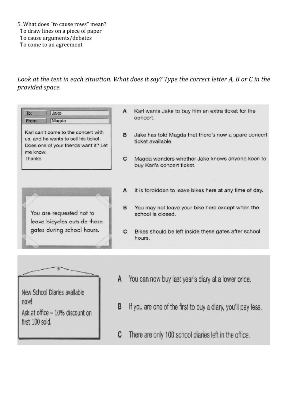 Term Test 1 - 9th grade