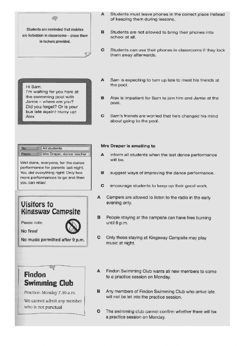 Term Test 1 - 9th grade