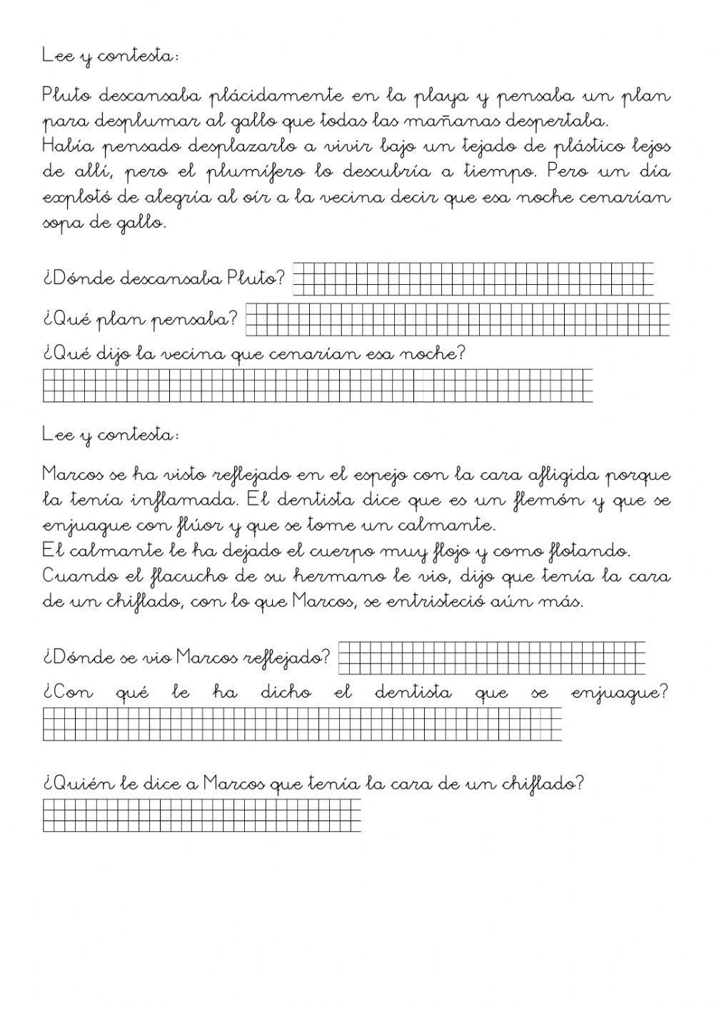 Comprensión lectora