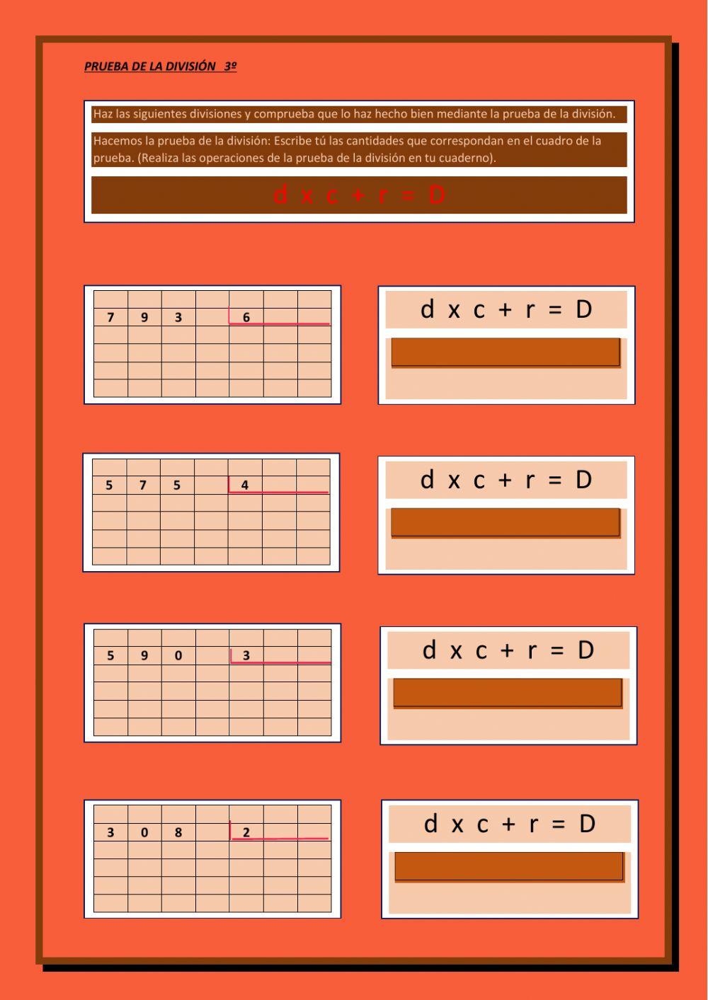 Prueba de la división 2